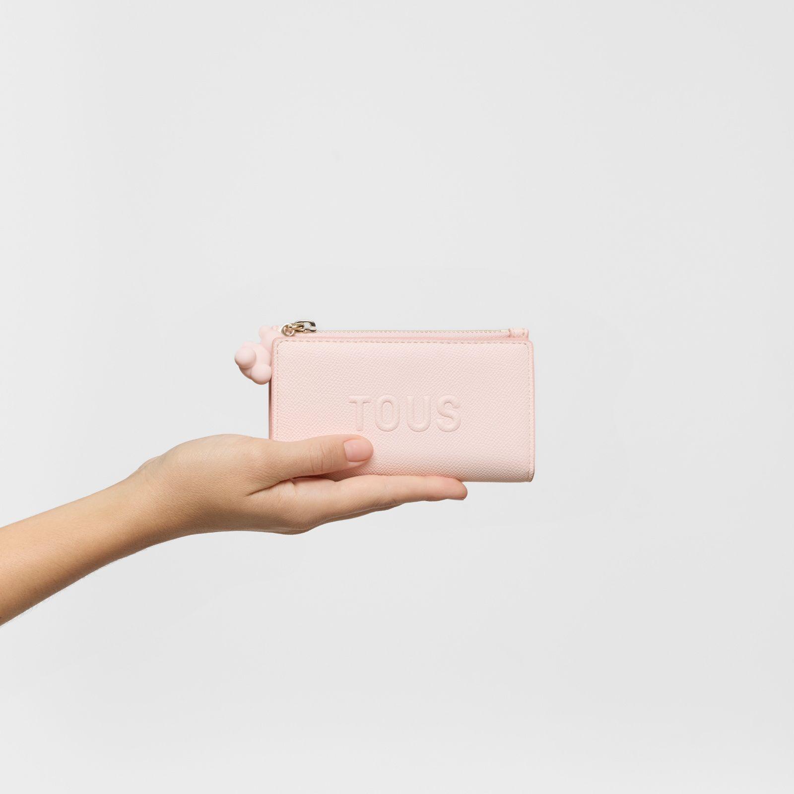 Cartera rosa claro TOUS Brenda-4