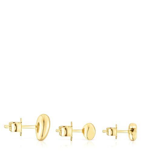 Pack de tres aros de plata vermeil Joy Bits Tous-1
