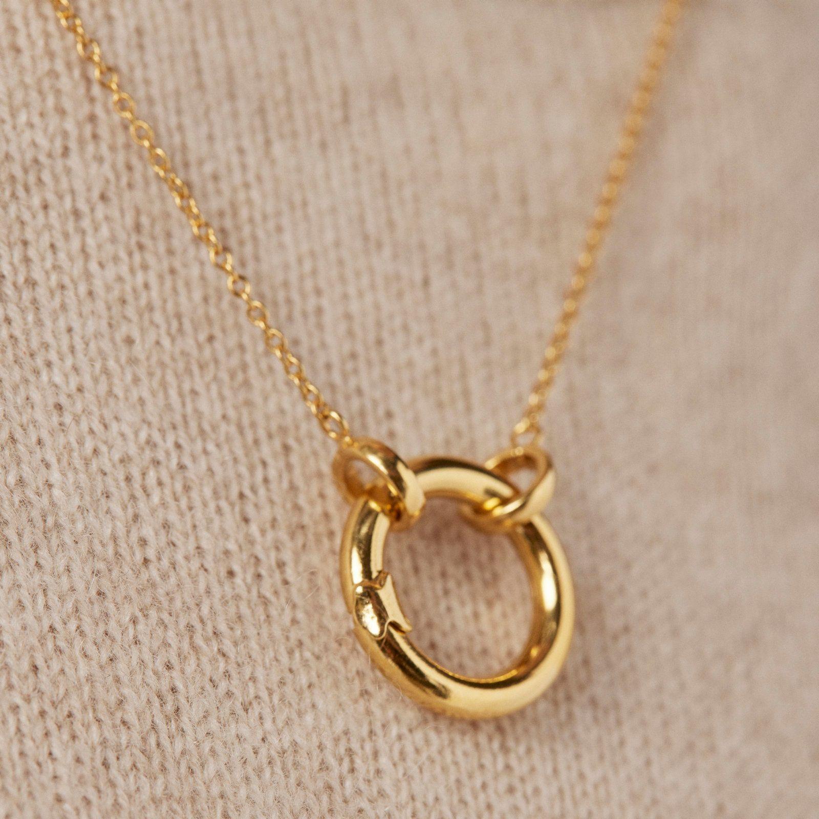 Collar pequeño Hold de Plata Vermeil Tous-4
