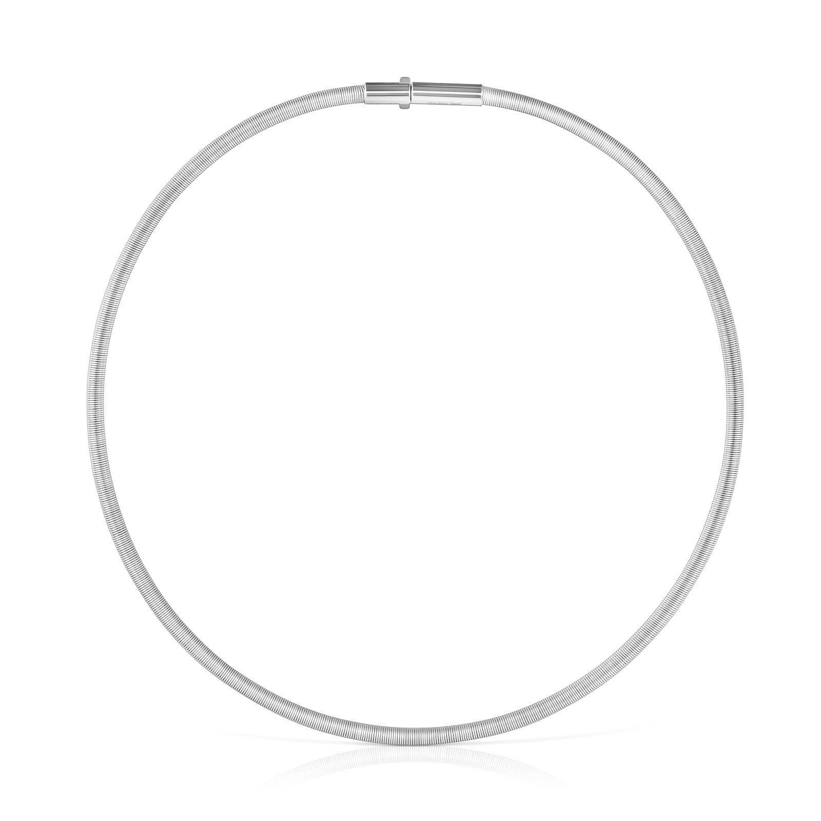Collar de acero 4 mm Mesh Tube-0