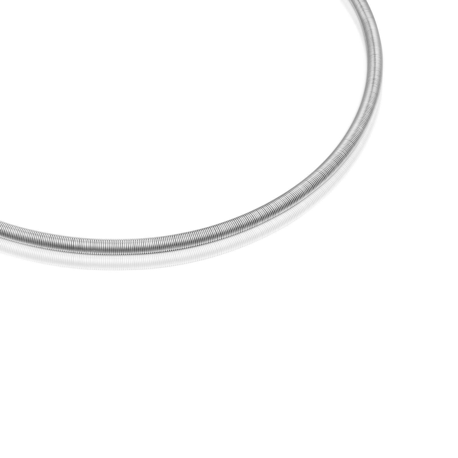 Collar de acero 4 mm Mesh Tube-1