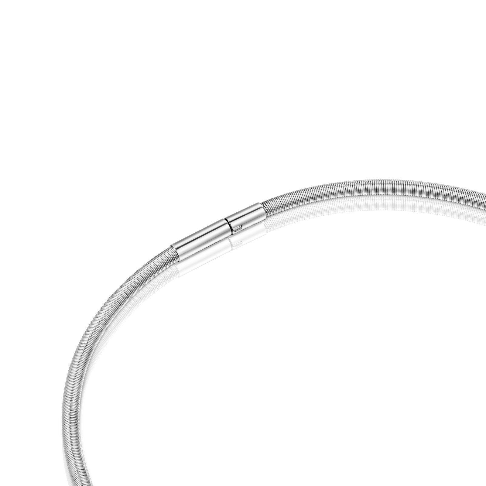 Collar de acero 4 mm Mesh Tube-2