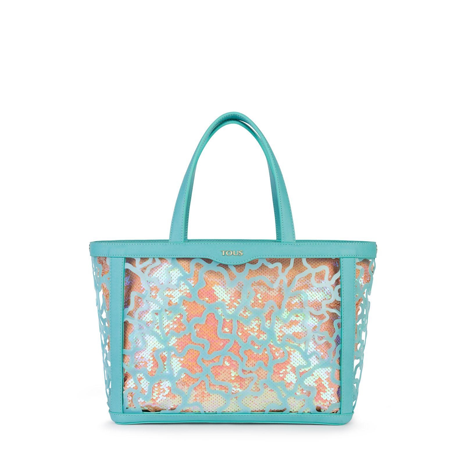 Bolsa mediana Kaos Shock Sequins rosa-4