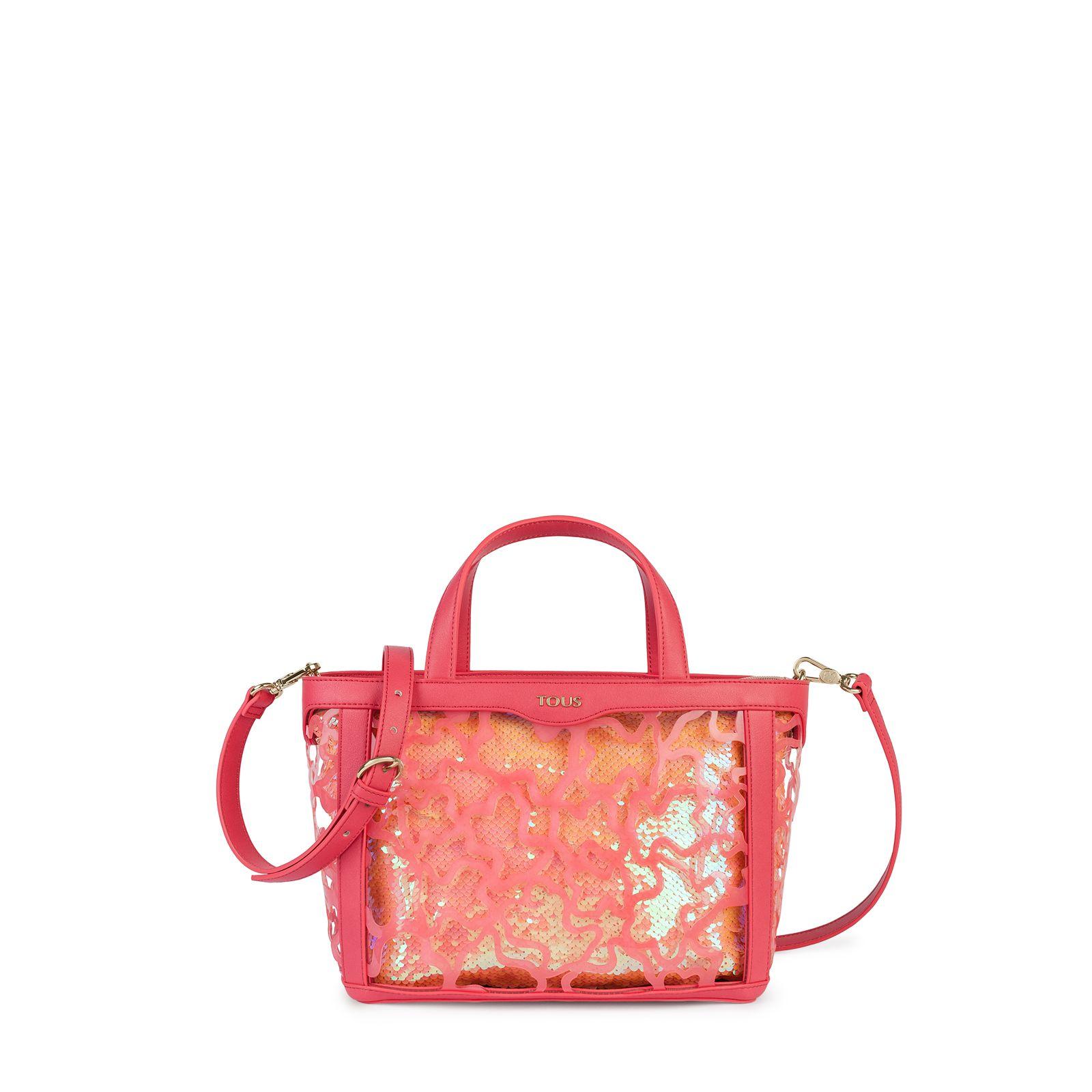 Bolsa pequeña Kaos Shock Sequins rosa-5