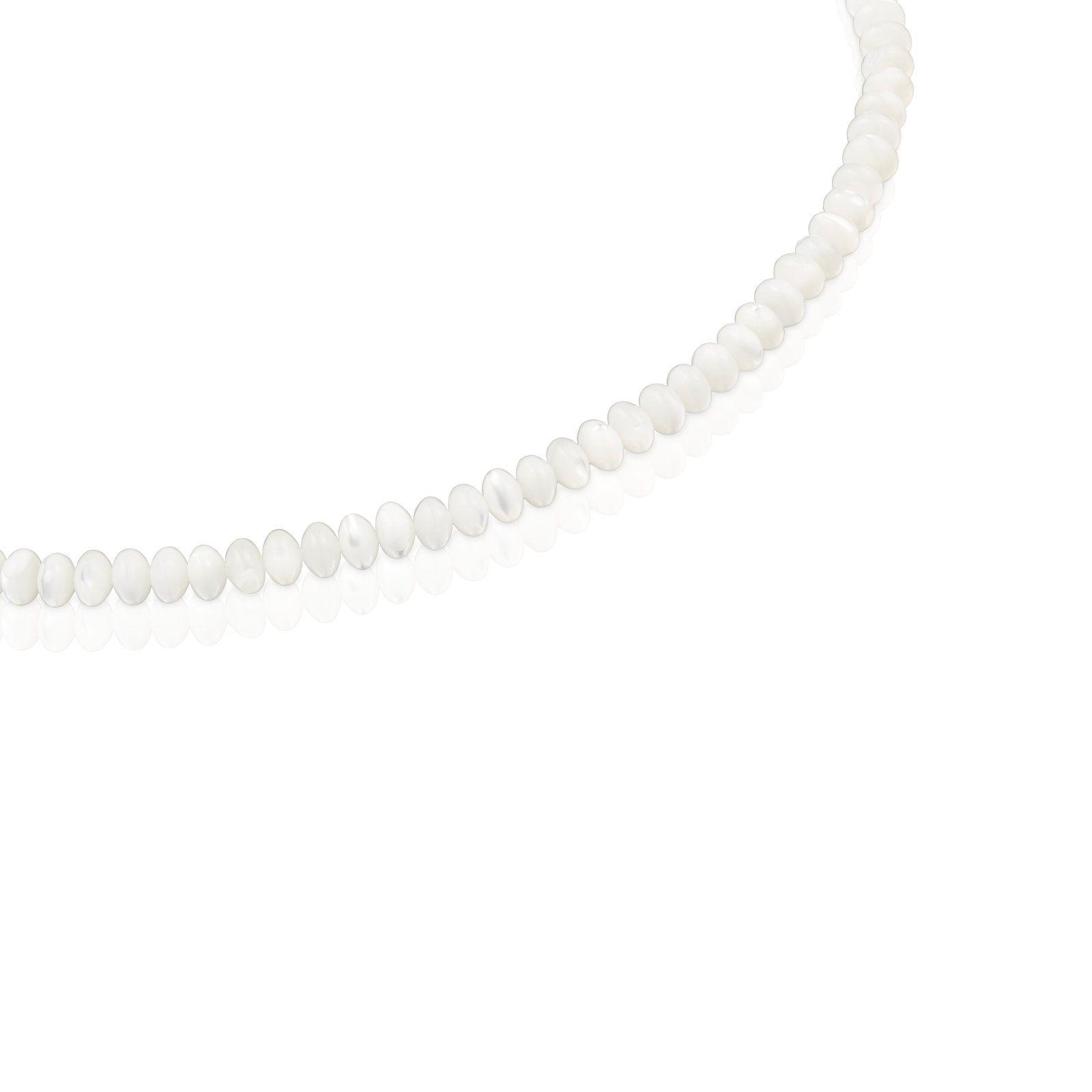 Collar corto de plata y nácar Basic Colors-0