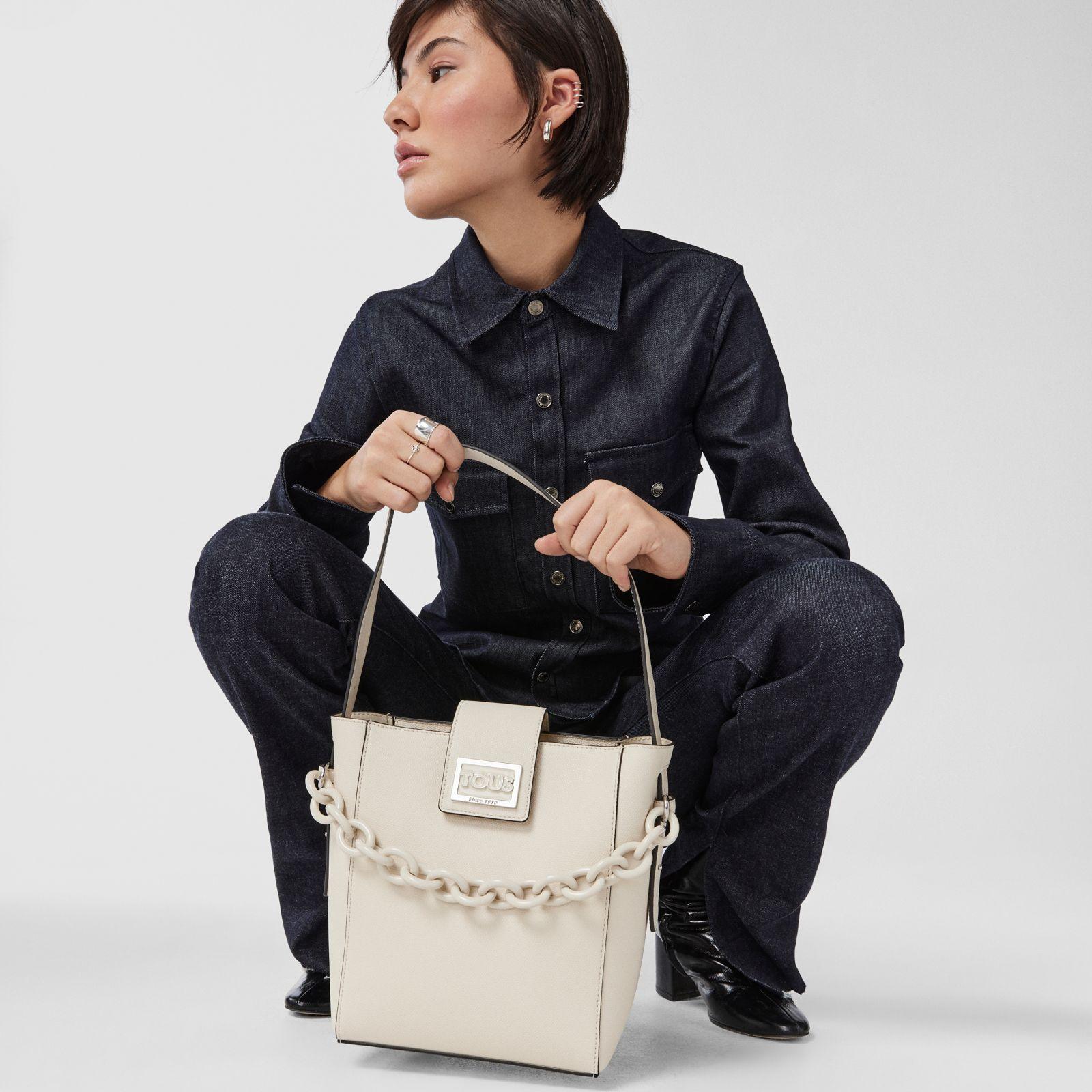 Bolso Saca pequeña beige Funny Tous-2