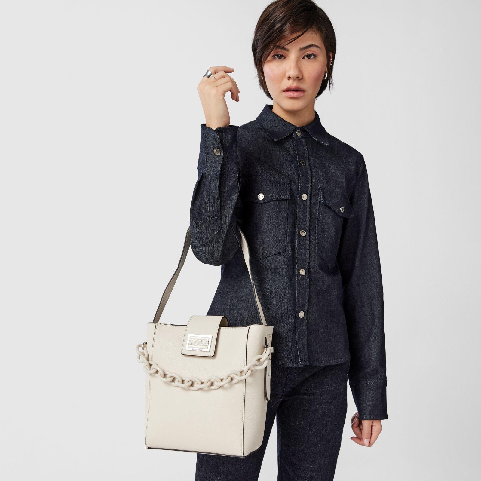 Bolso Saca pequeña beige Funny Tous-3