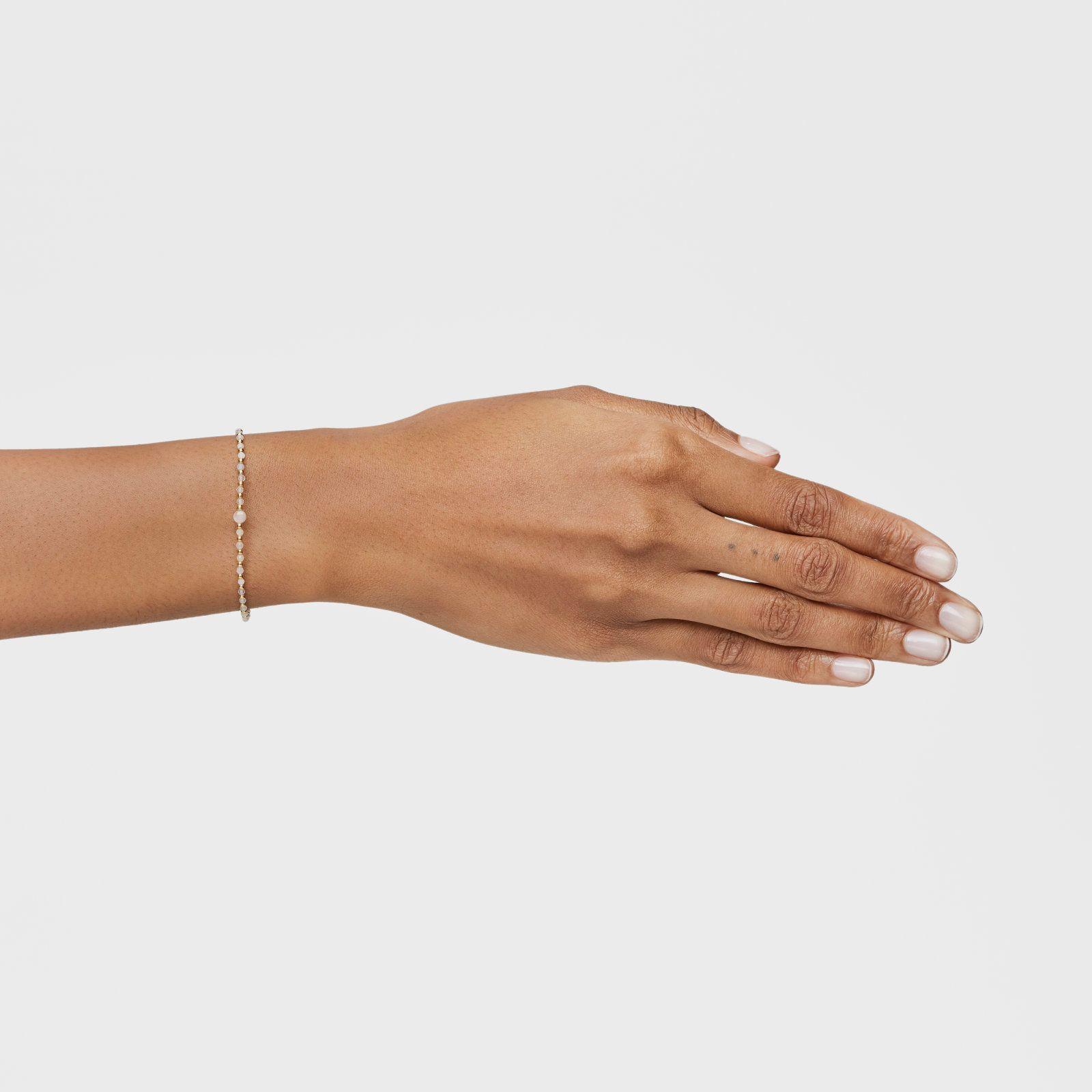Pulsera bolas con baño de oro 18 kt sobre plata Basic Colors-5