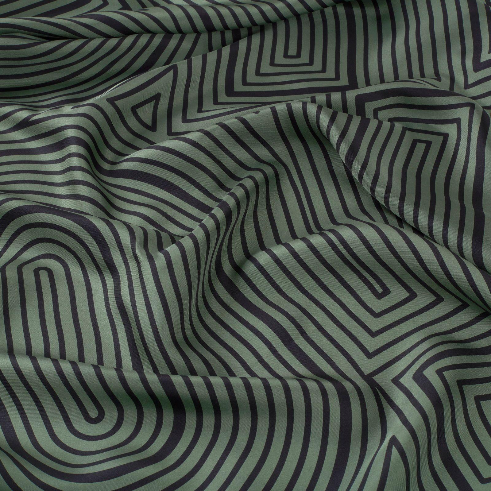 Pañuelo cuadrado verde arcilla TOUS Maze-1