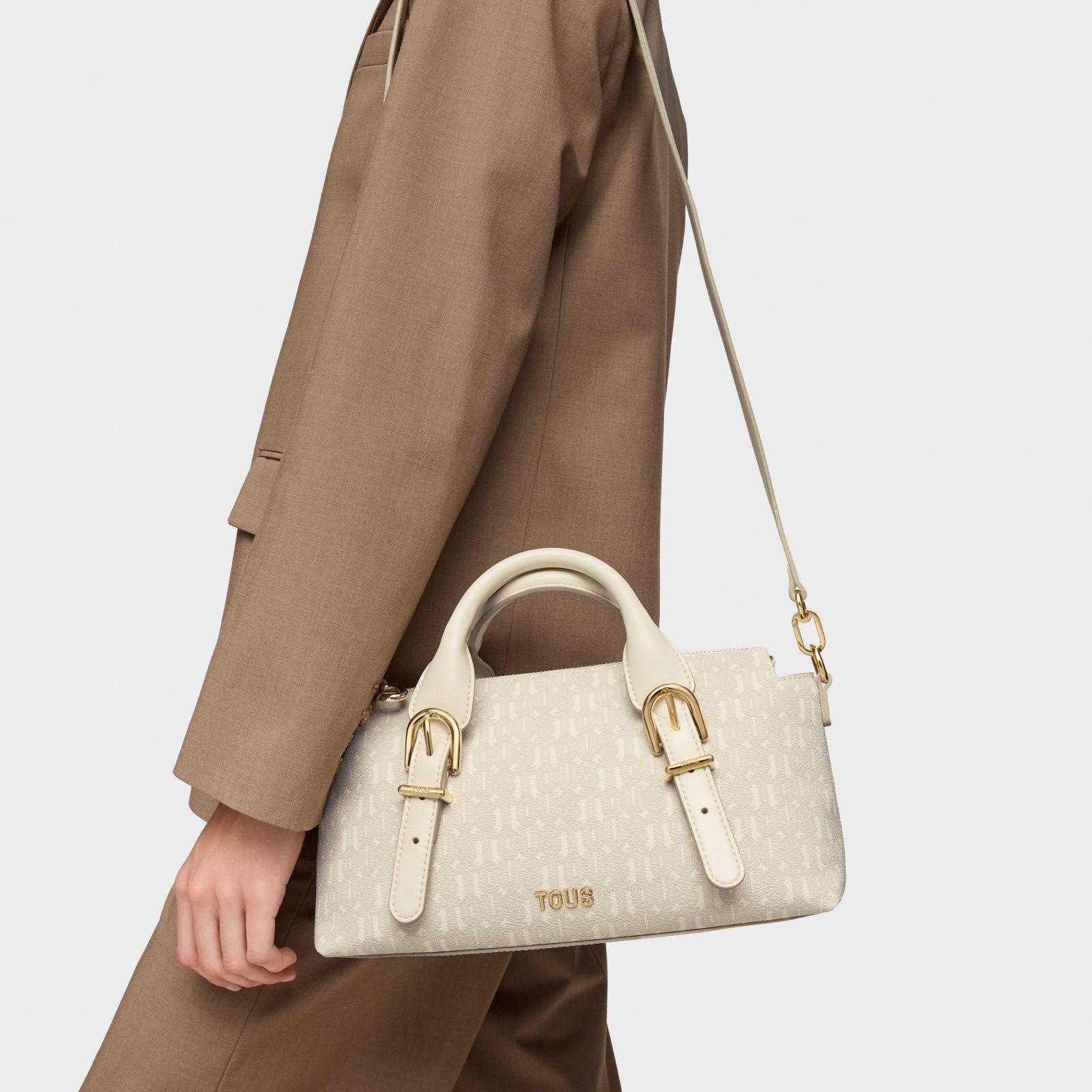 Bowling mediano beige TOUS Buckles Silhouette-4