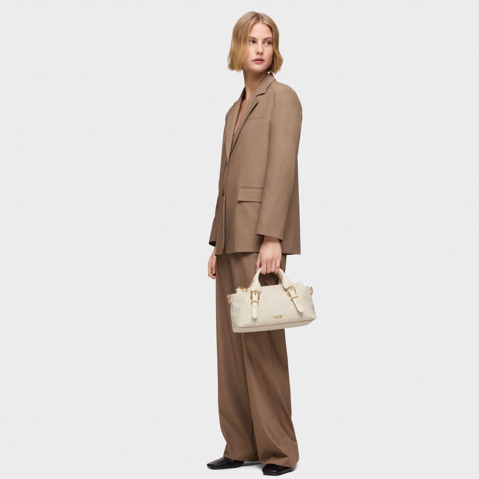 Bowling mediano beige TOUS Buckles Silhouette-6
