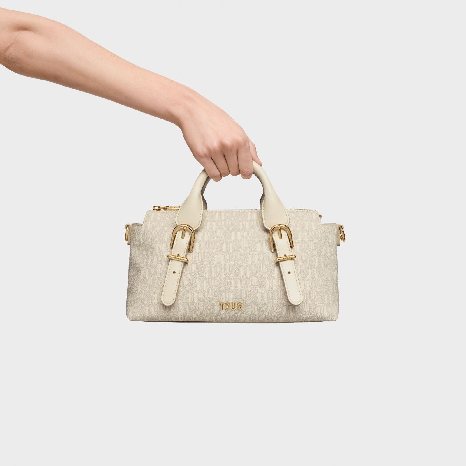 Bowling mediano beige TOUS Buckles Silhouette-7
