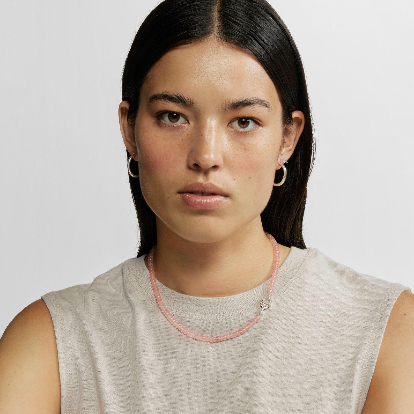 Collar de plata y calcedonia tratada rosa TOUS MANIFESTO-5
