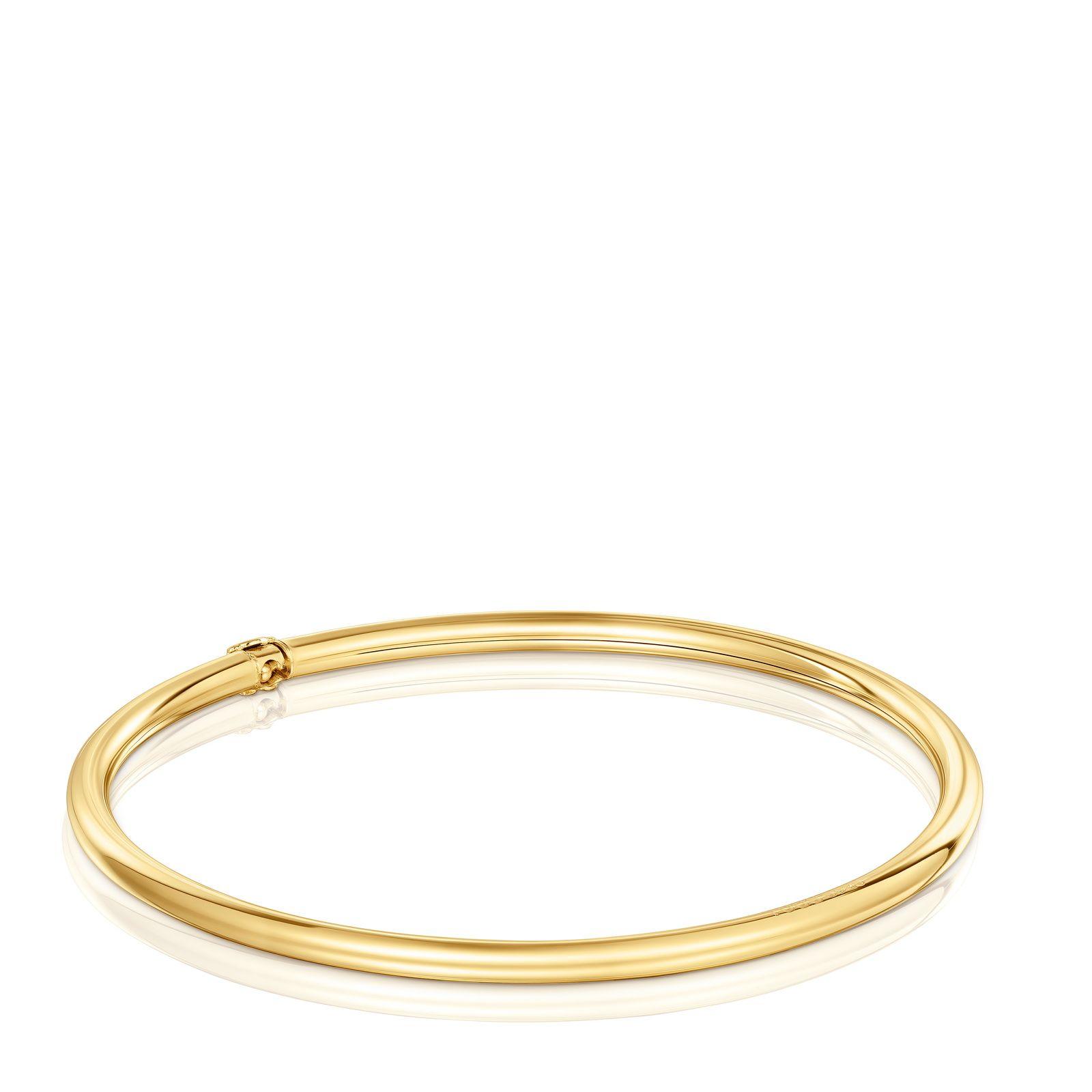 Pulsera esclava con baño de oro de 18 kt sobre plata Hold-2