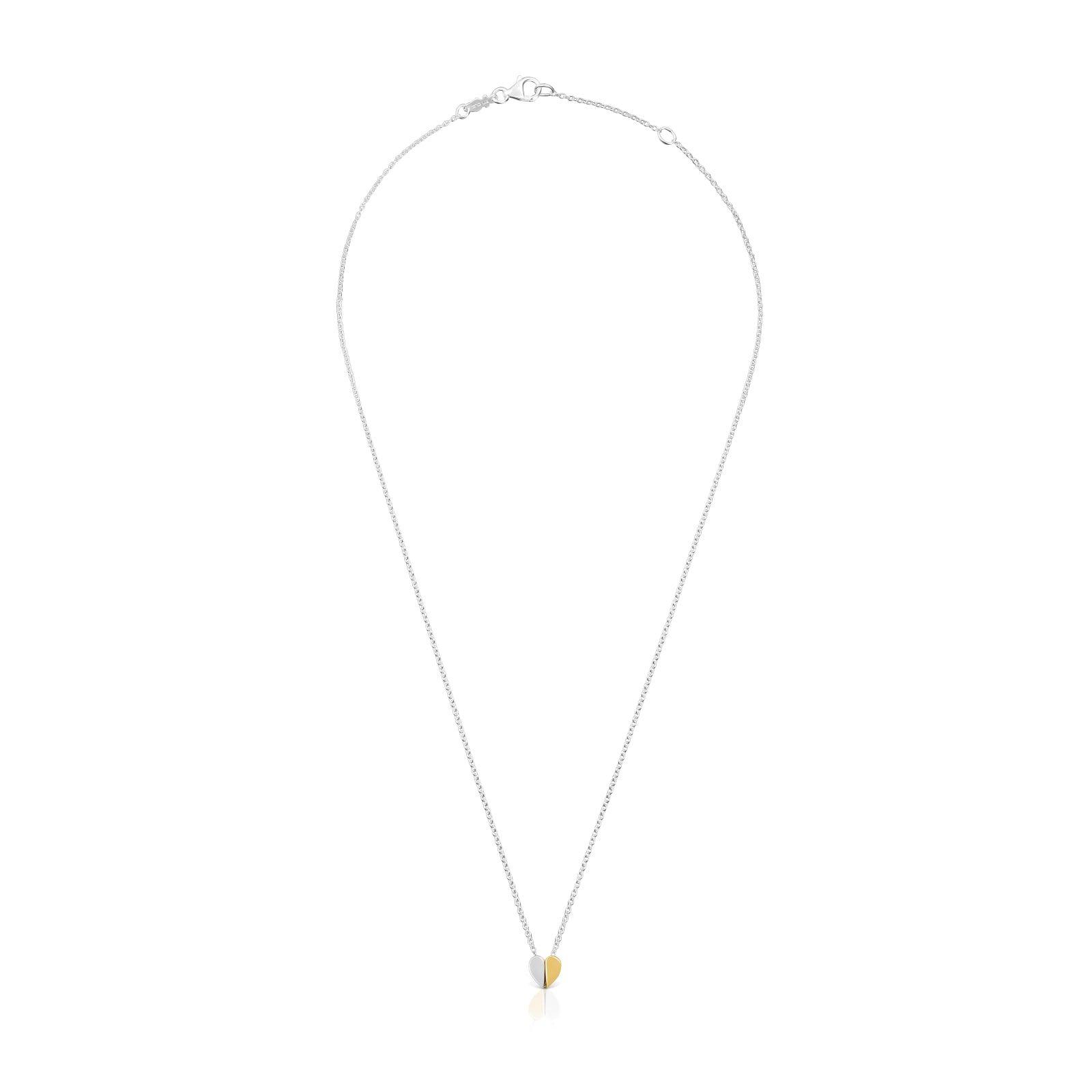 Collar bicolor y motivo corazón 7 mm TOUS 1950-2