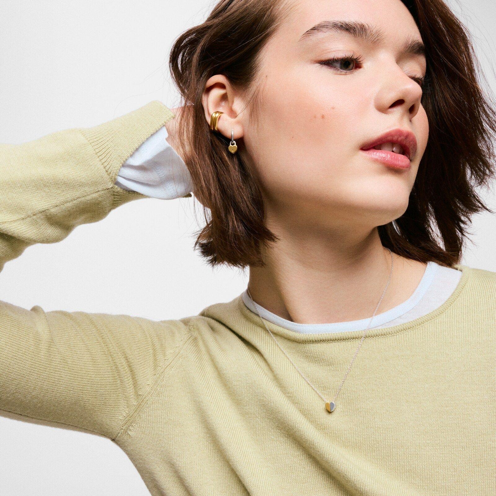 Collar bicolor y motivo corazón 7 mm TOUS 1950-4