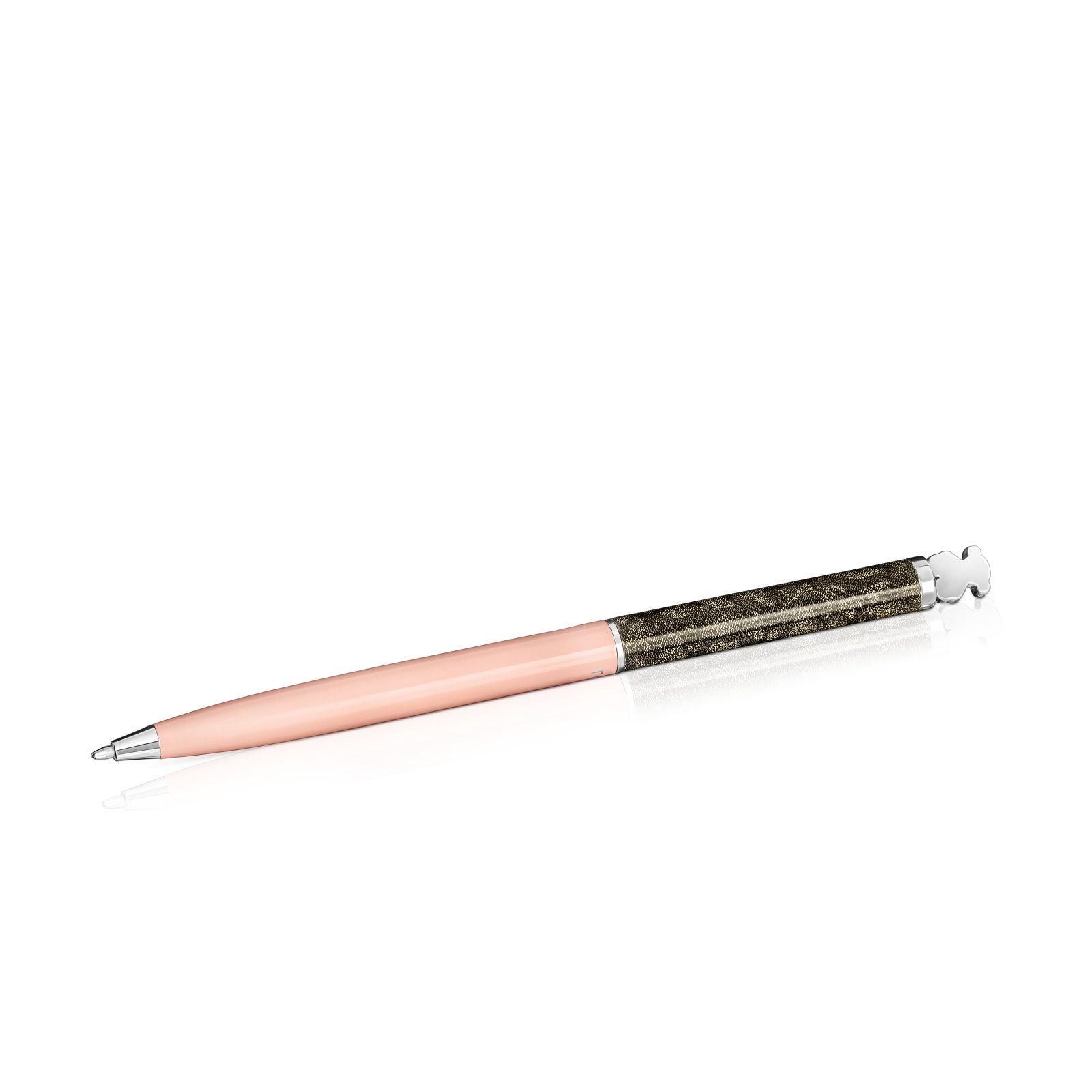 Bolígrafo de acero lacado en rosa TOUS Kaos-1