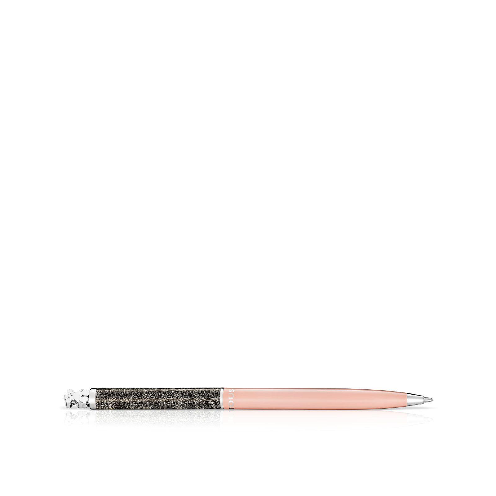 Bolígrafo de acero lacado en rosa TOUS Kaos-3