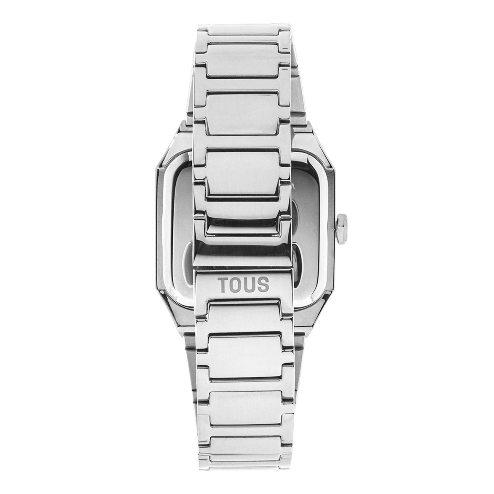 Reloj analógico con brazalete de acero Karat Squared-2