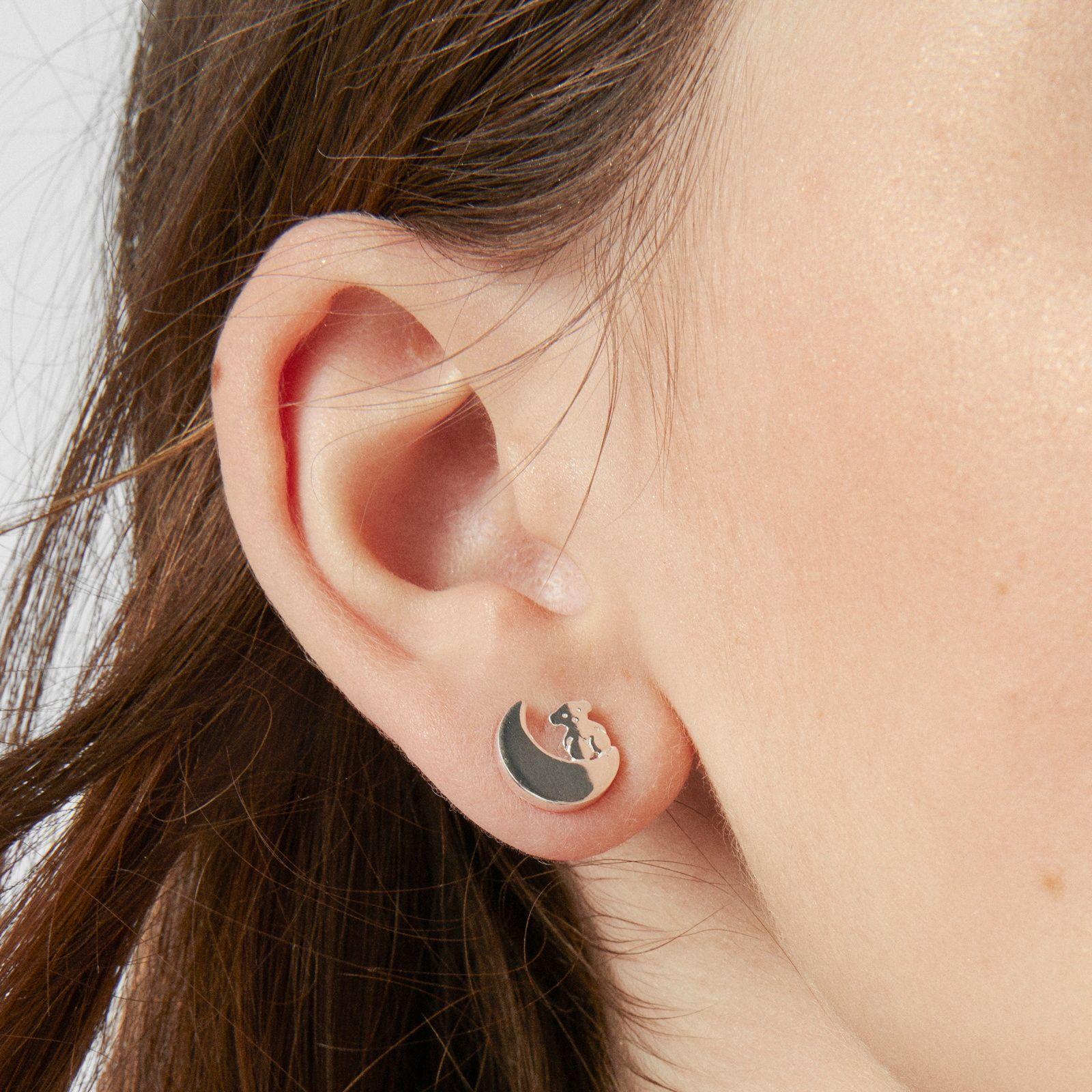 Pendientes de plata Nocturne-3