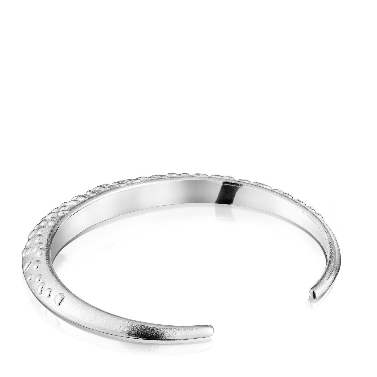 Pulsera esclava de plata Dybe-2