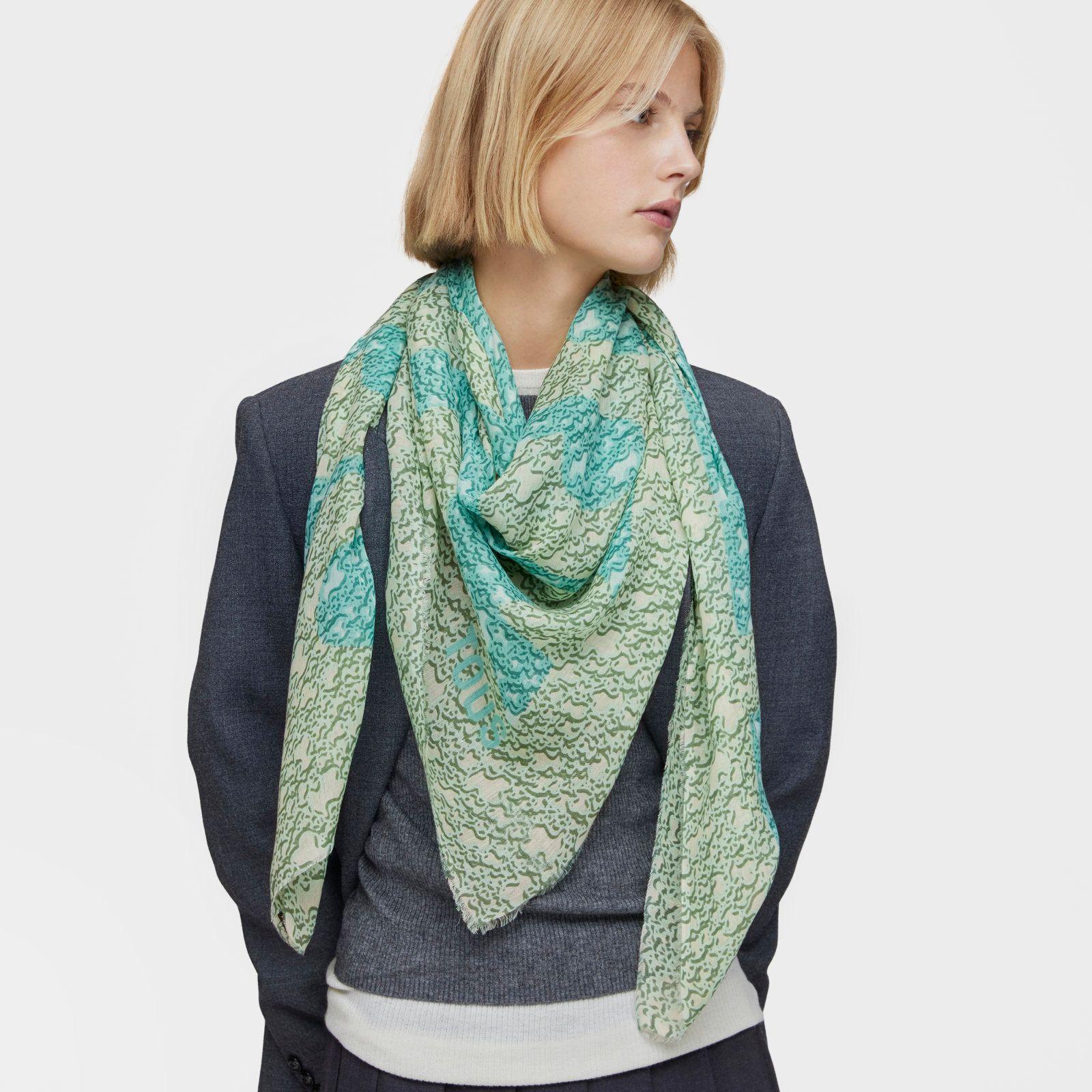 Pañuelo de modal menta Kaos Mini Evolution-2