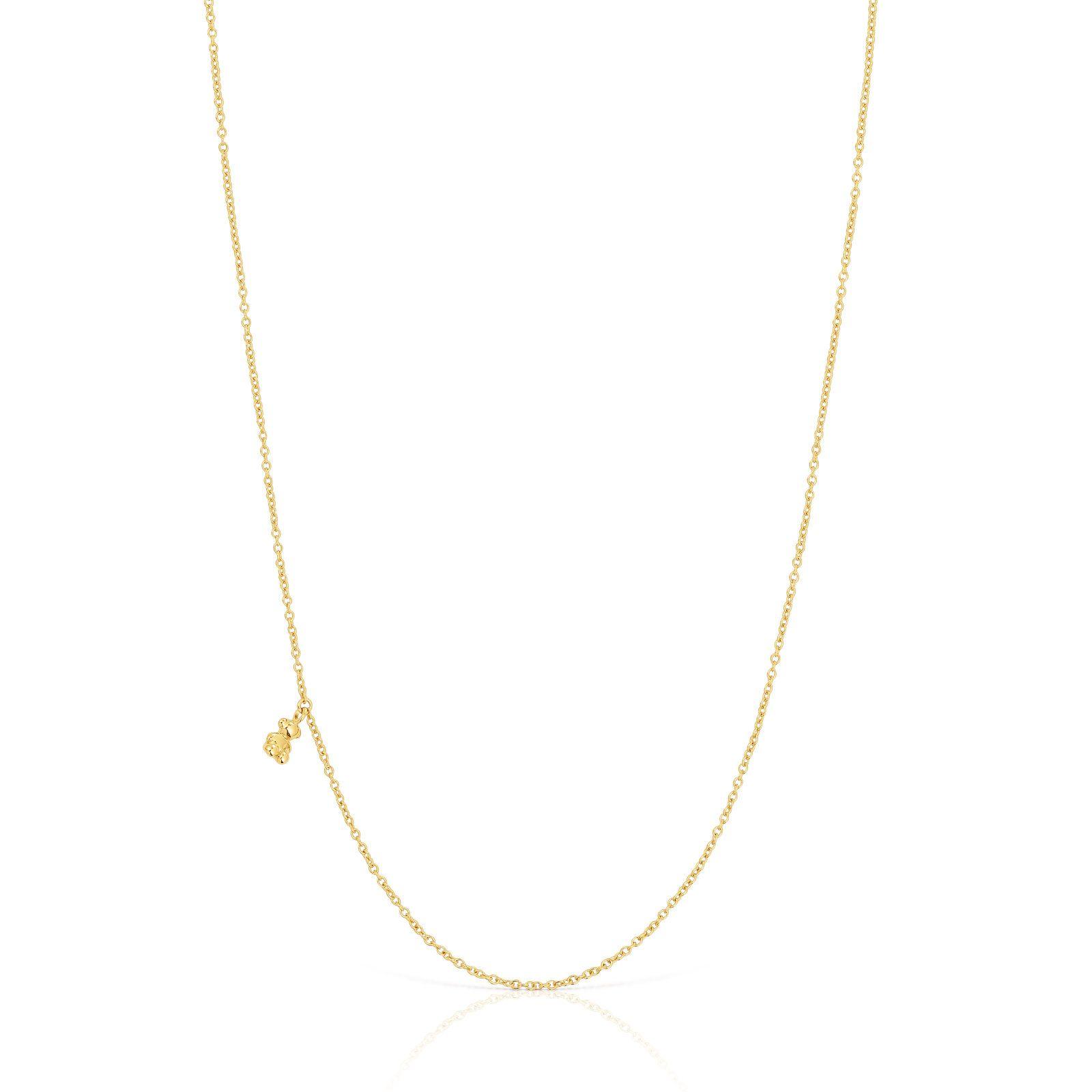 Collar de plata vermeil Bold Bear Tous-0