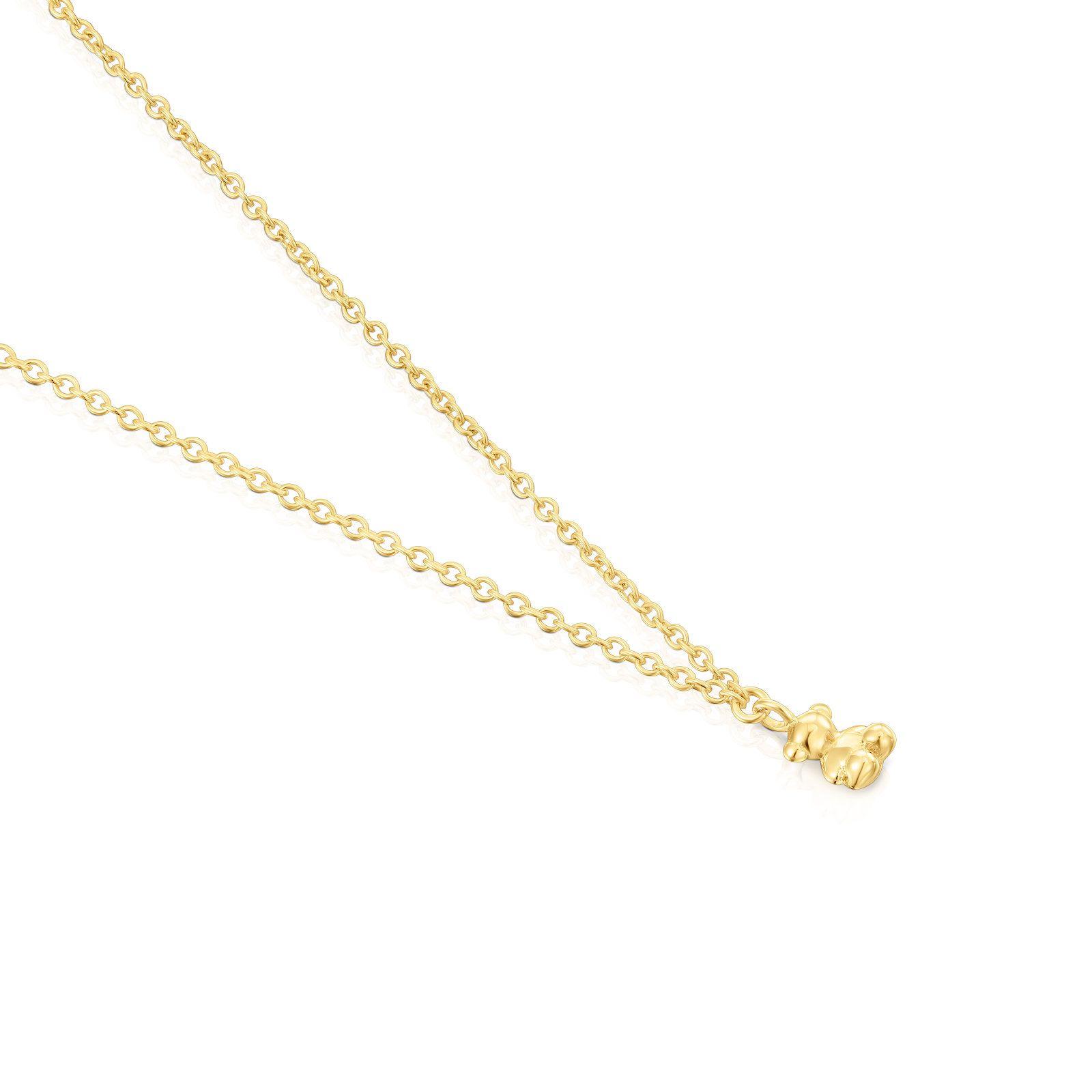 Collar de plata vermeil Bold Bear Tous-2