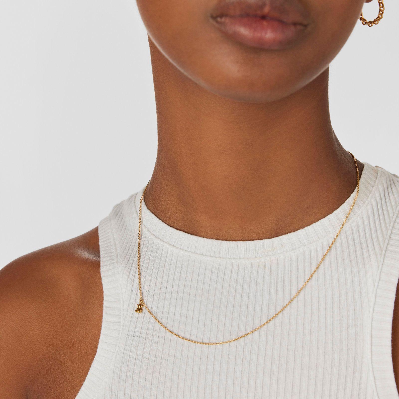 Collar de plata vermeil Bold Bear Tous-5