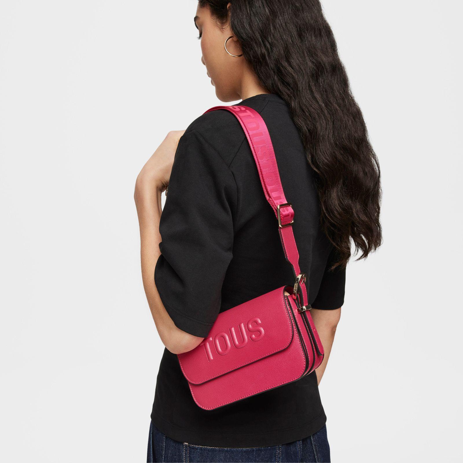 Bandolera pequeña fucsia TOUS Brenda-5