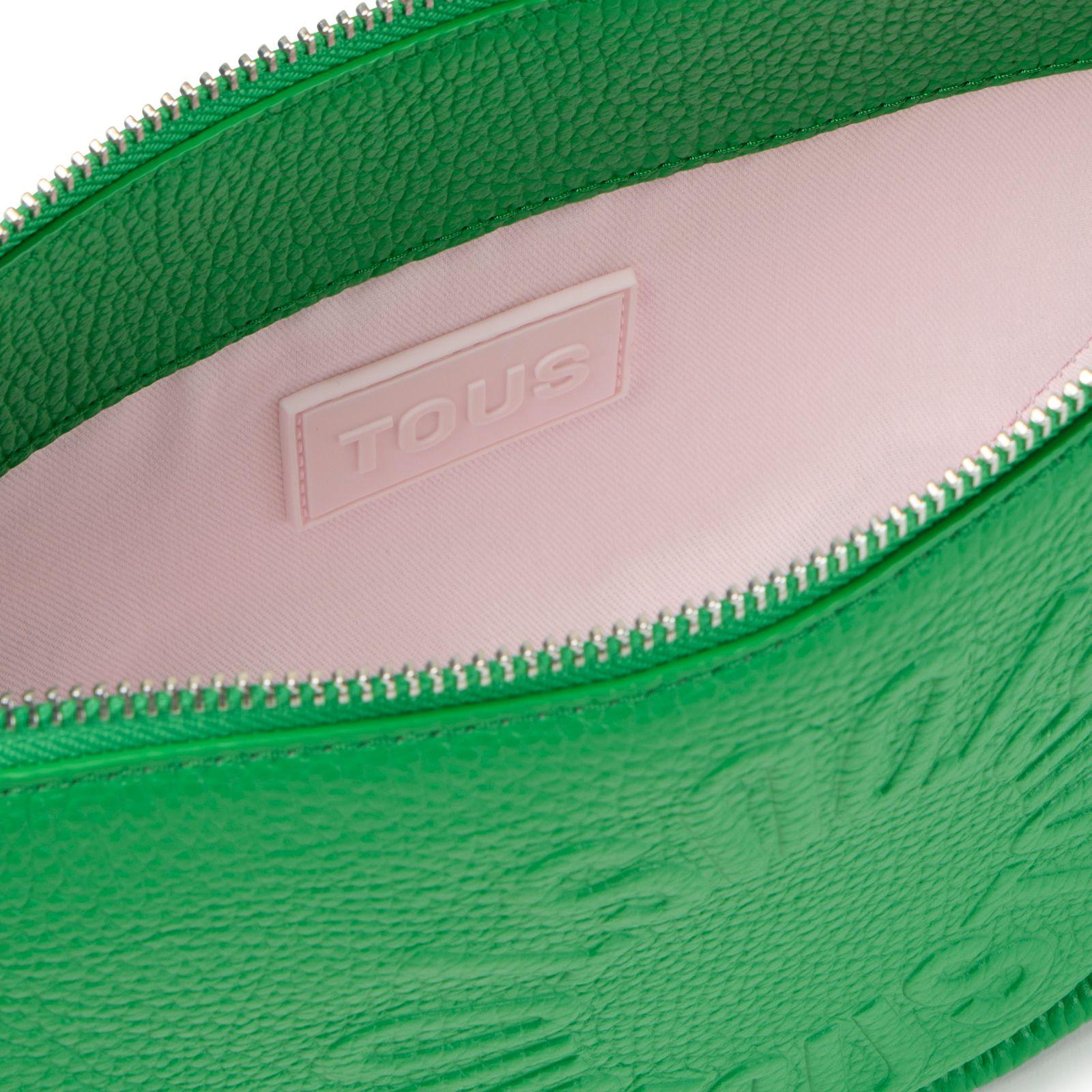 Bandolera mediana de piel verde TOUS Miranda-2