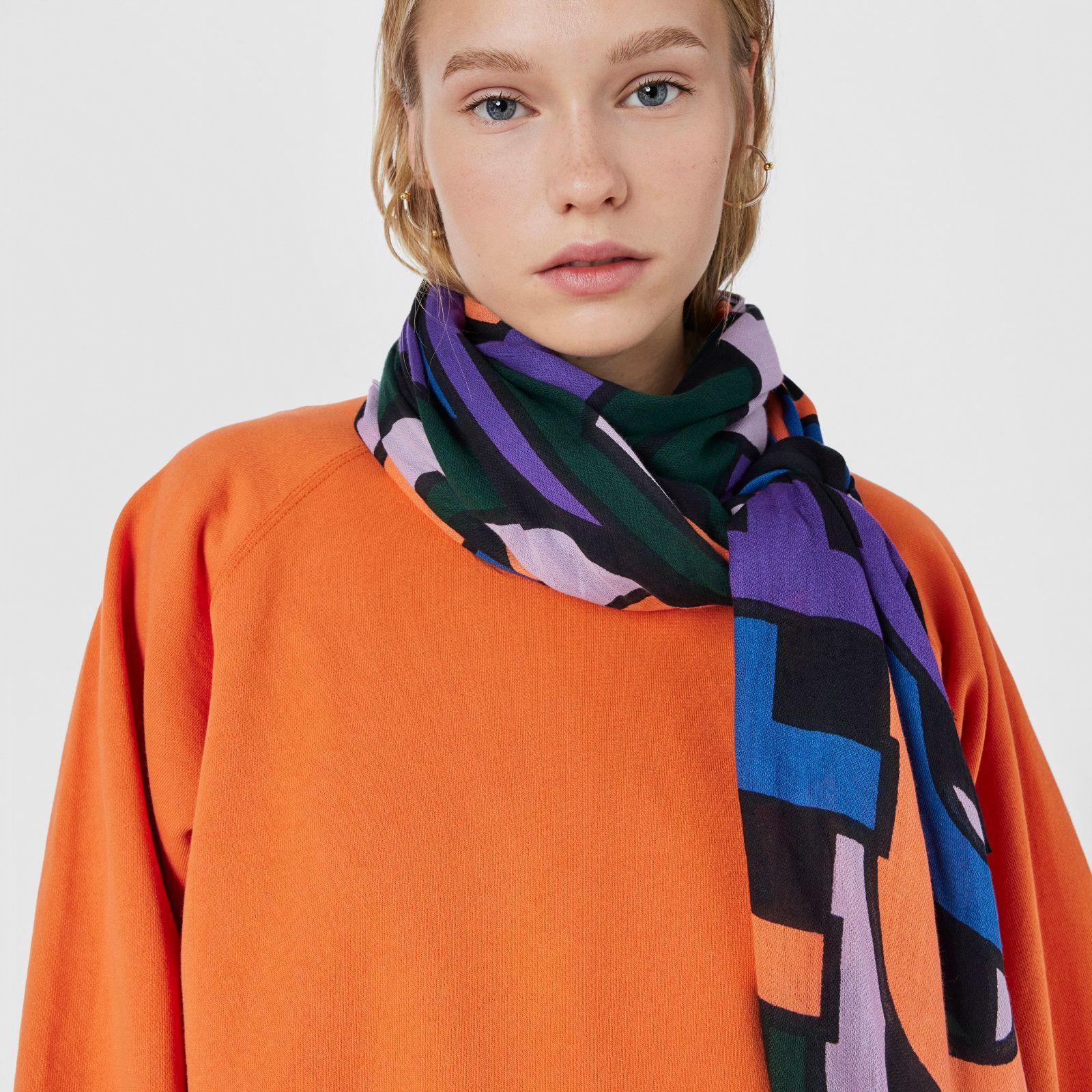Foulard de modal azul TOUS Vera-2