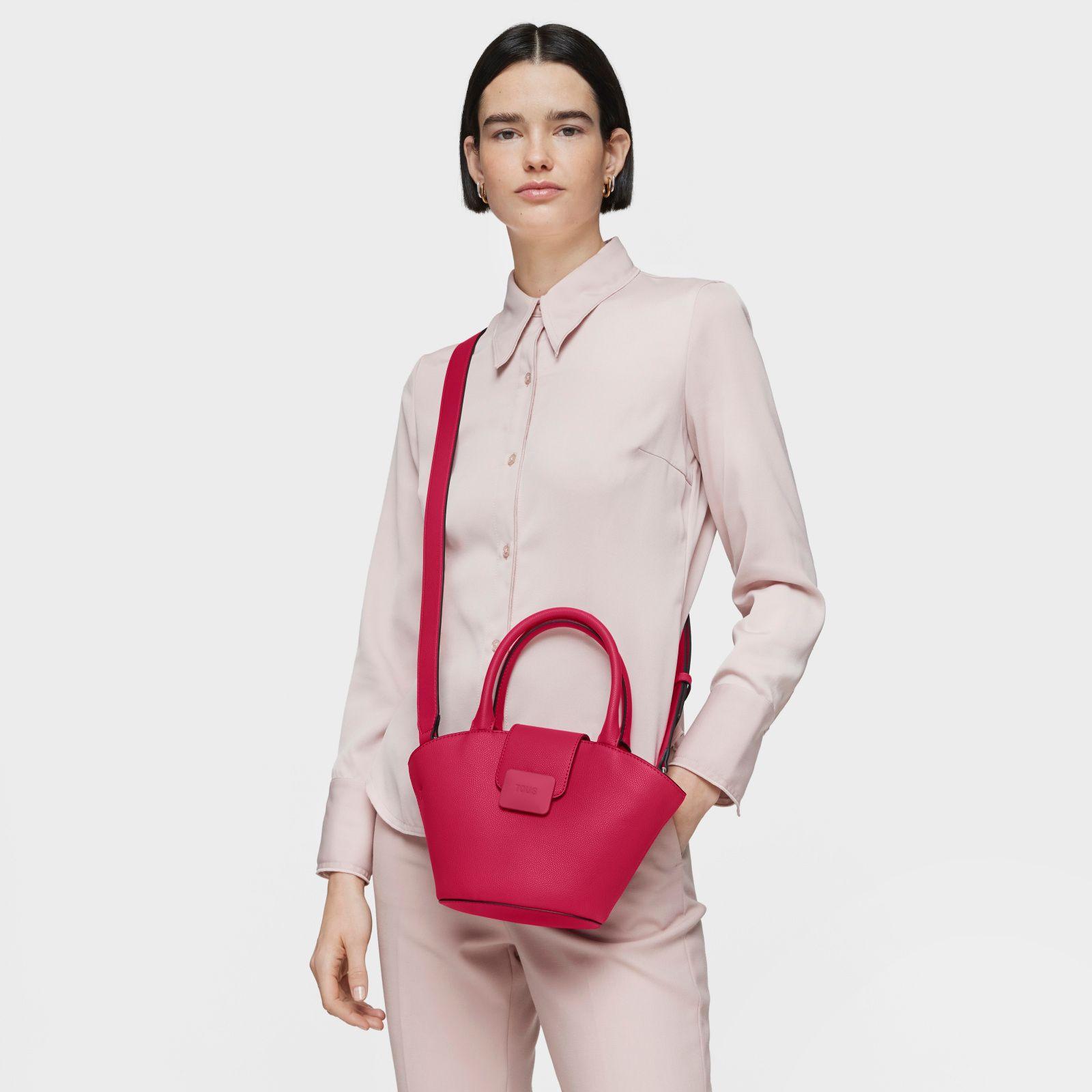 Capazo pequeño fucsia TOUS Lucia-4