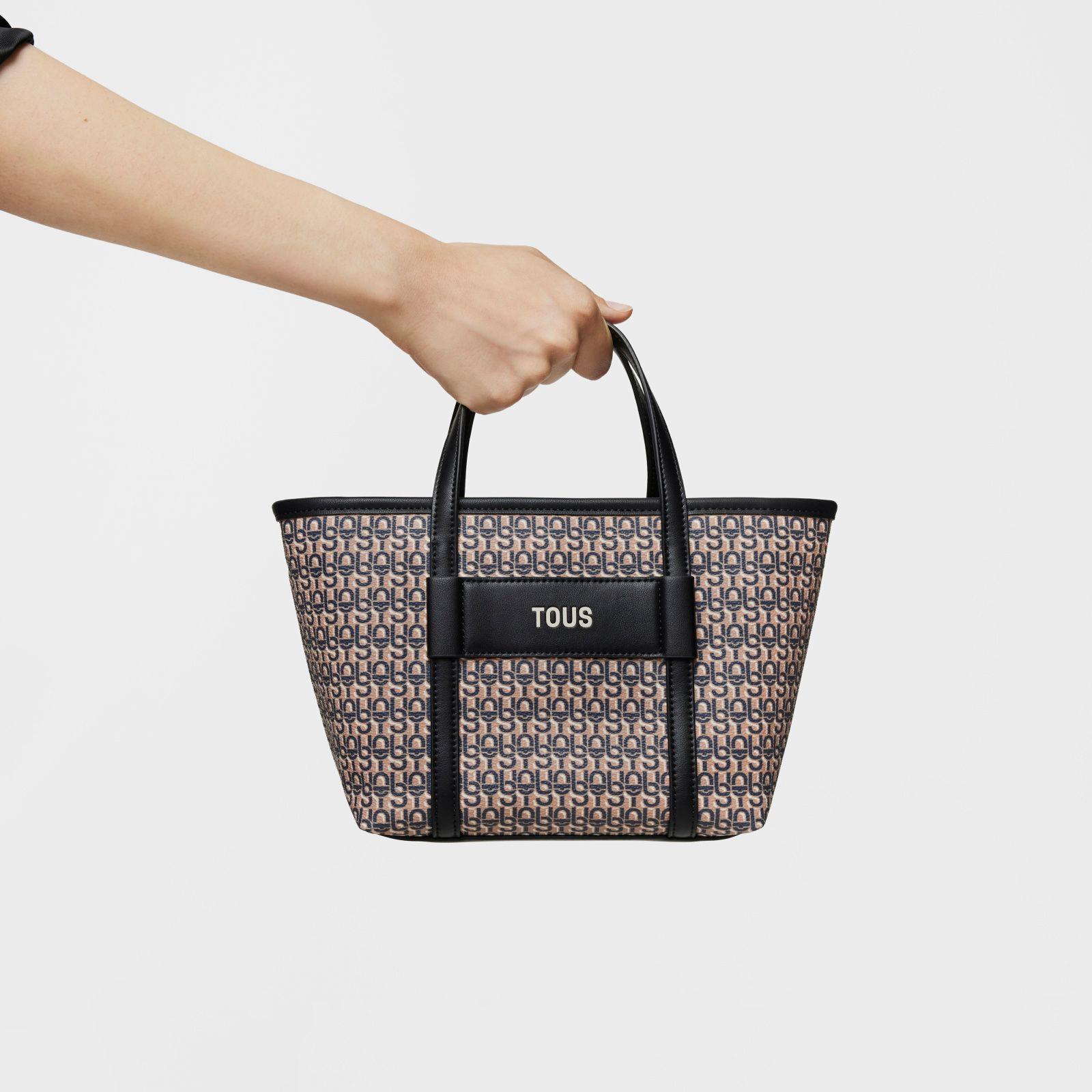 Capazo pequeño gris oscuro TOUS MANIFESTO-4