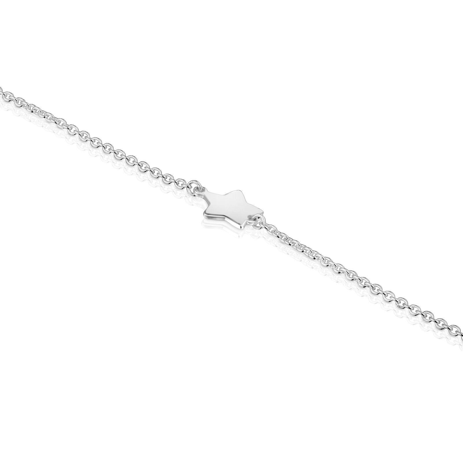 Pulsera cadena estrella de plata TOUS Motivos-2