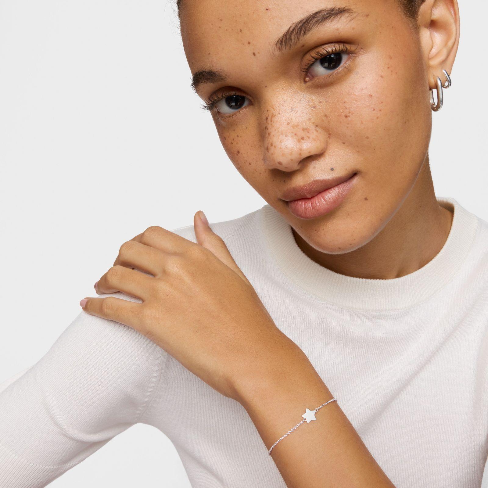 Pulsera cadena estrella de plata TOUS Motivos-3