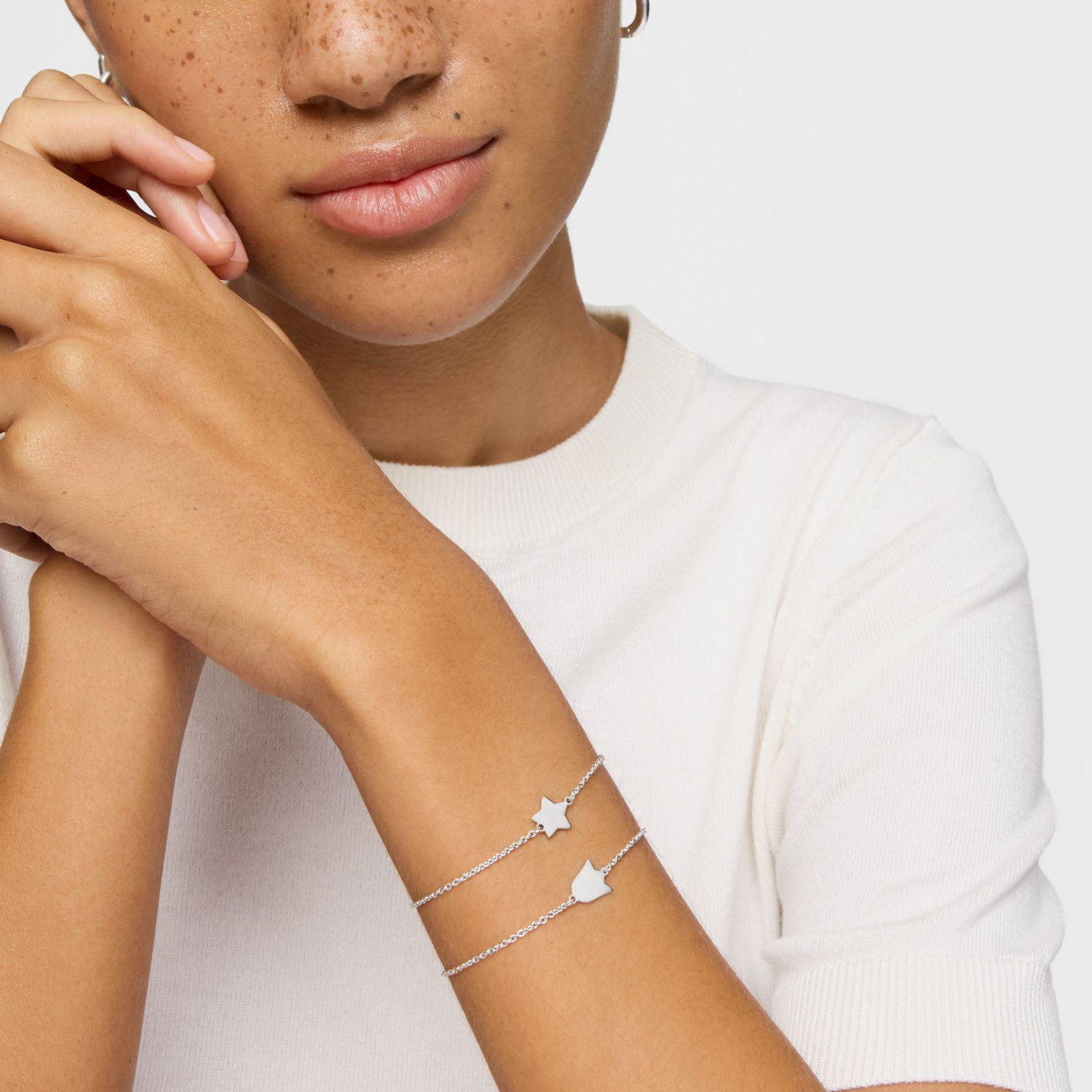 Pulsera cadena estrella de plata TOUS Motivos-4