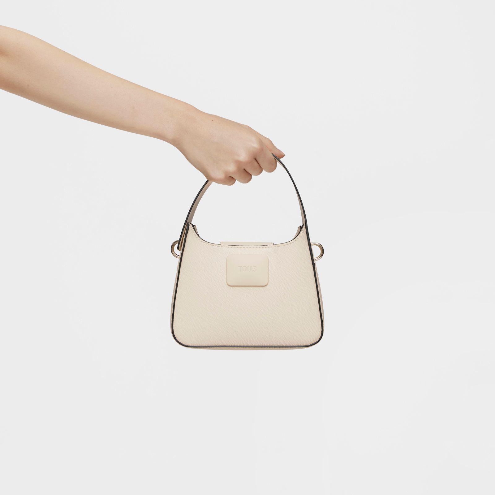 Mini bolso de hombro beige TOUS Lucia-2