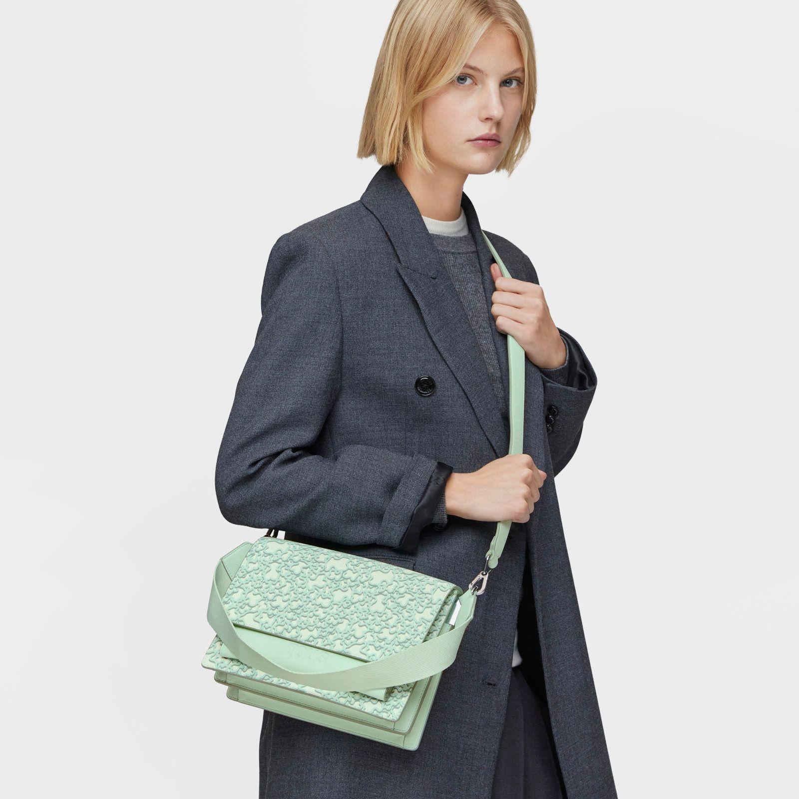 Bandolera mediana Audree menta Kaos Mini Evolution-5