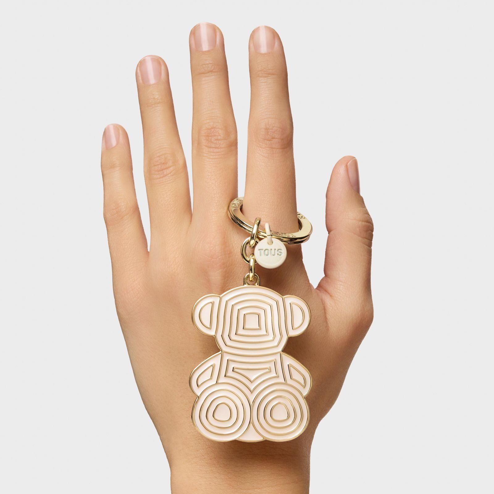 Llavero beige Bold Bear Lines-2