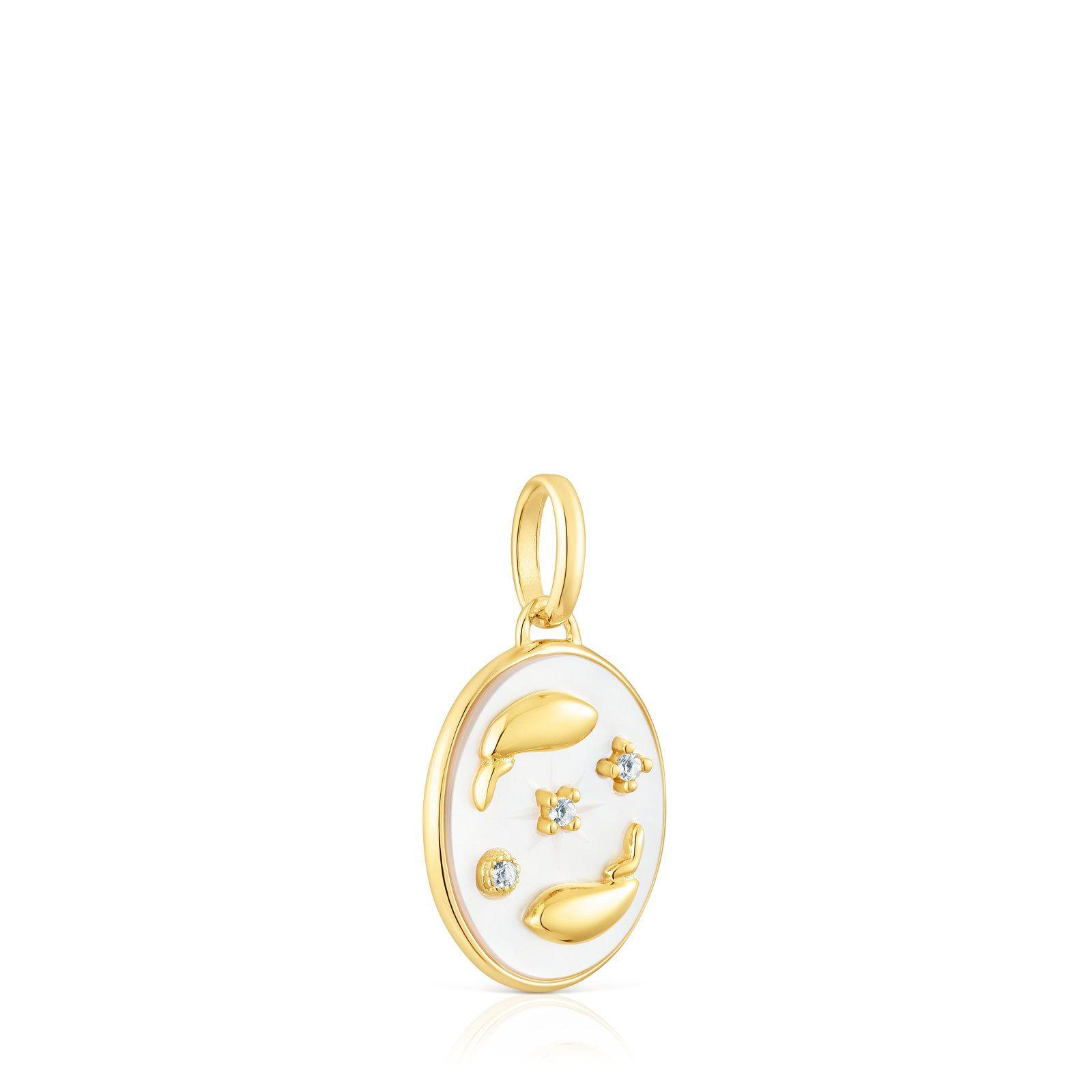 Colgante Piscis de vermeil con nácar TOUS Horoscope-1
