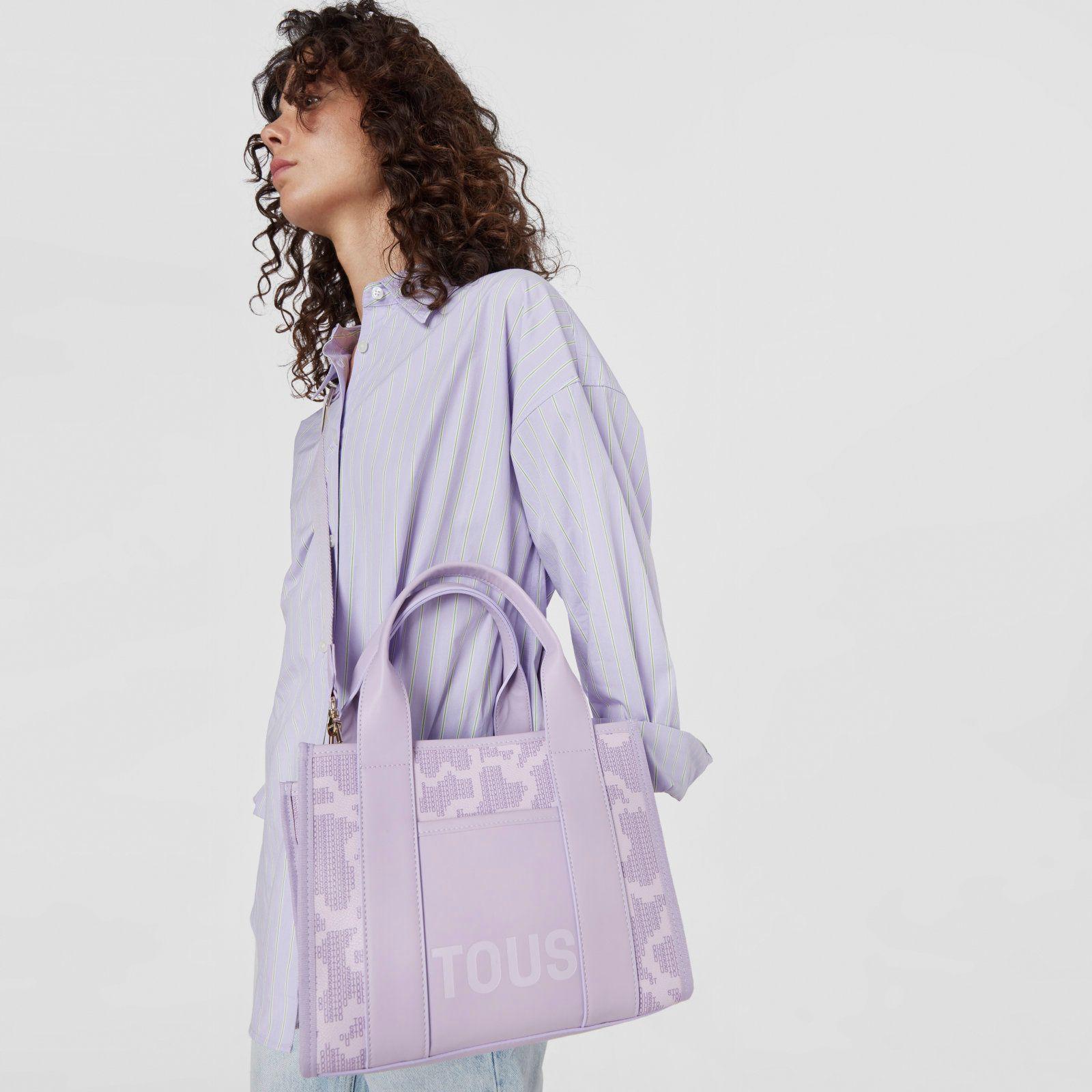 Shopping mediano Amaya malva Kaos Pix-7