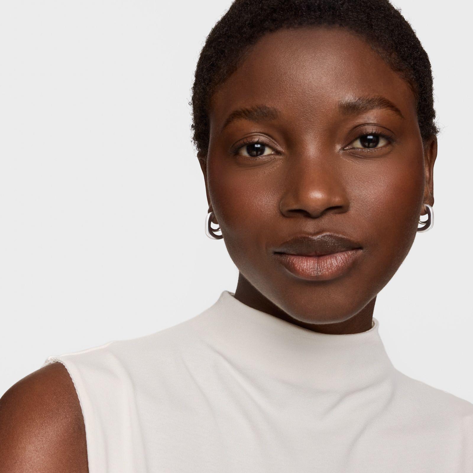 Aros doble aro de plata Line-3