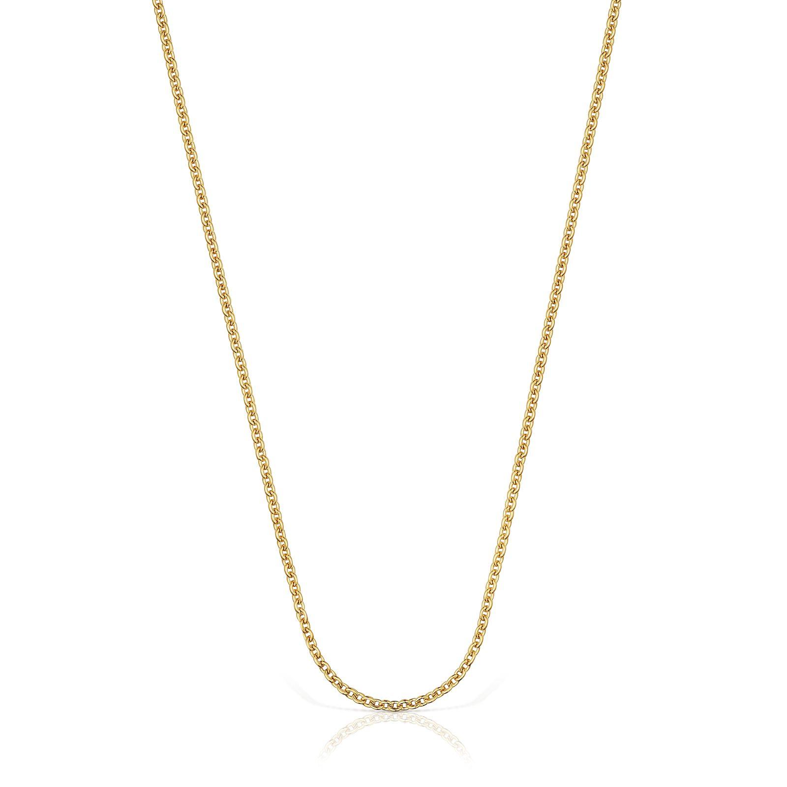 Gargantilla con baño de oro 18 kt sobre plata chain-0