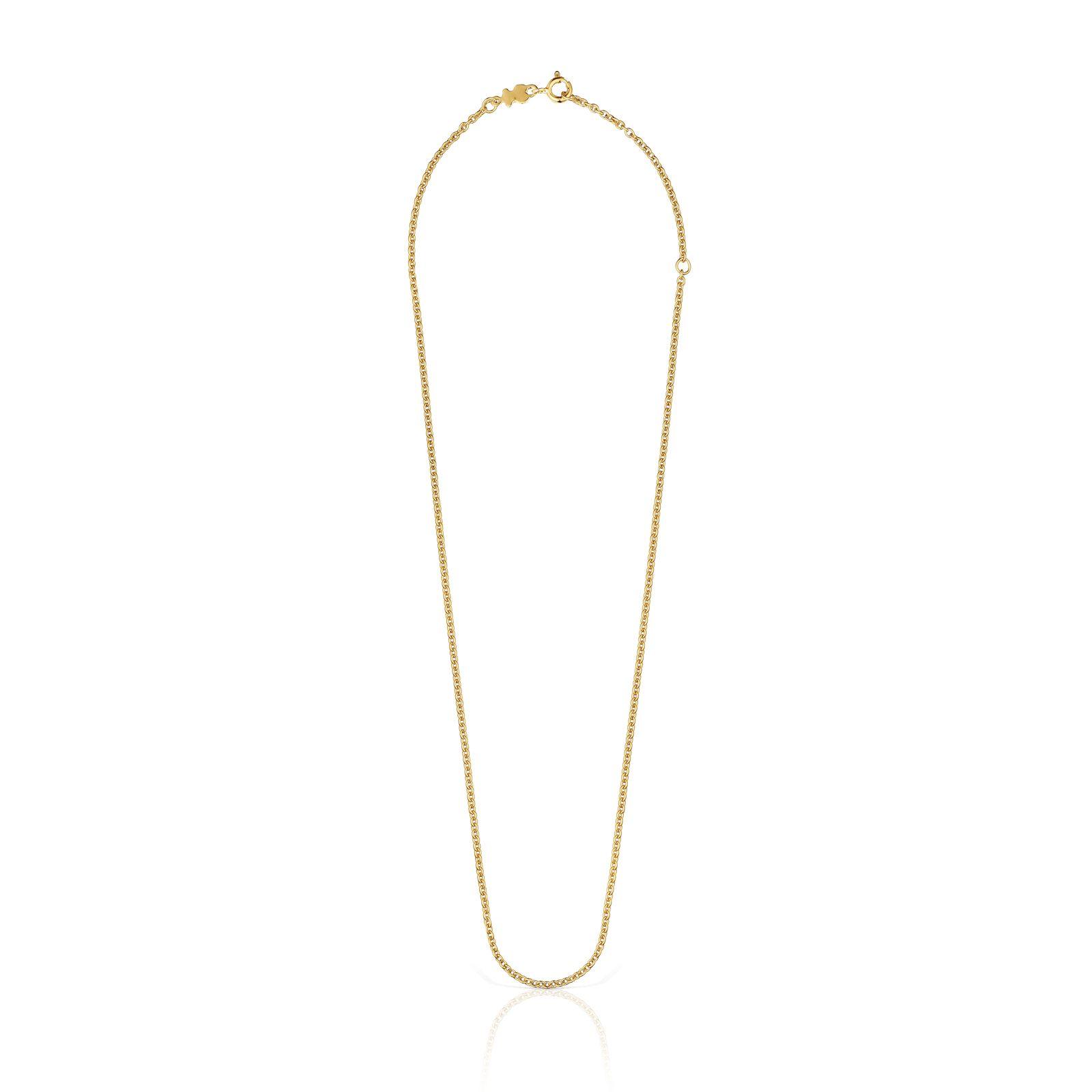 Gargantilla con baño de oro 18 kt sobre plata chain-1