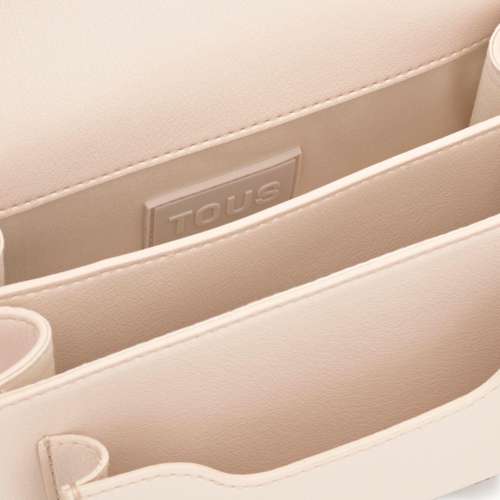 Bandolera pequeña beige Audree Eyelets-2
