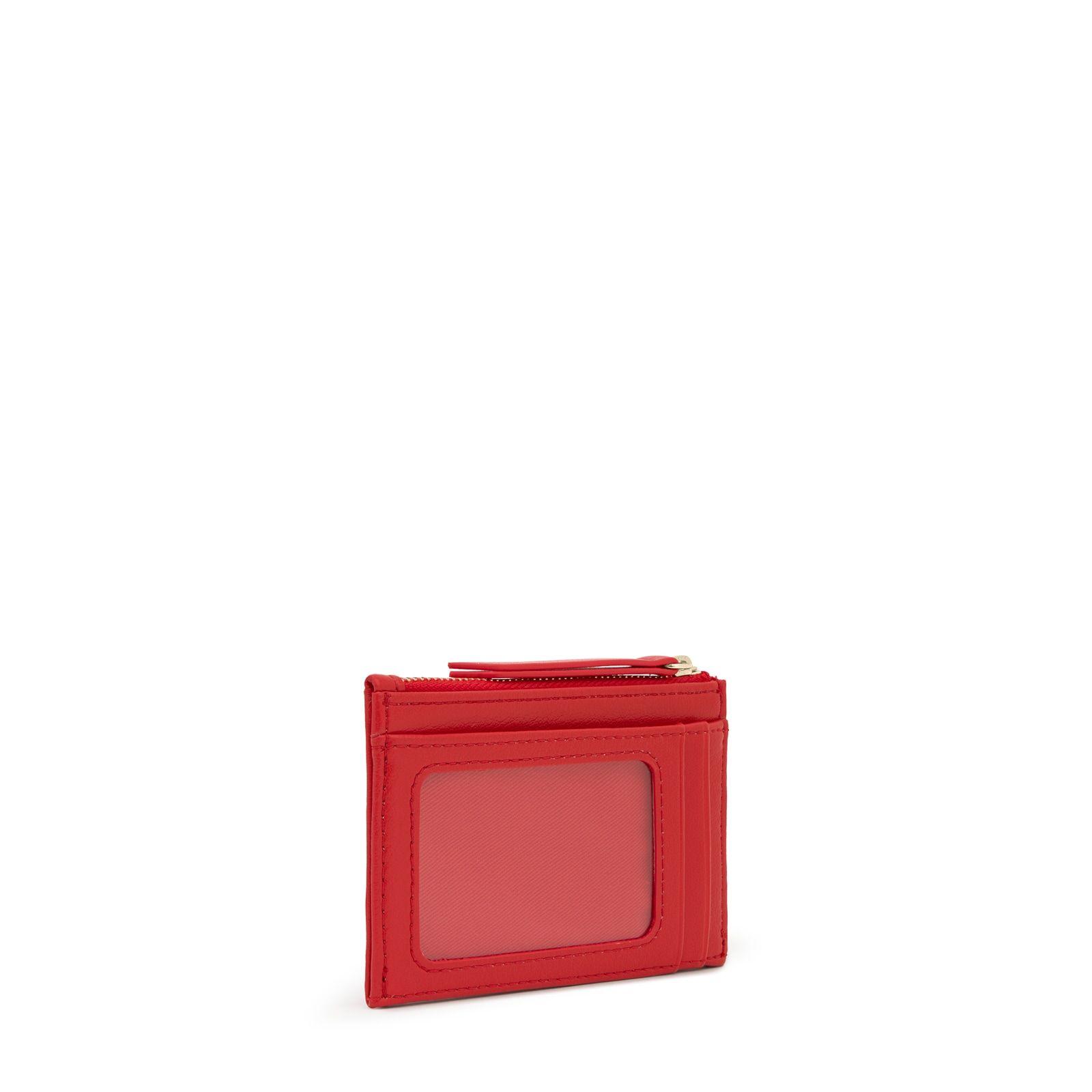 Monedero targetero roja Audree Soft-2