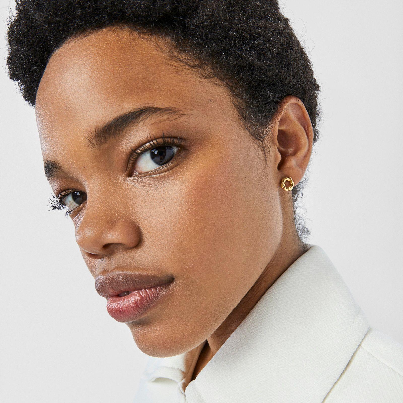 Aros de oro Twisted-6