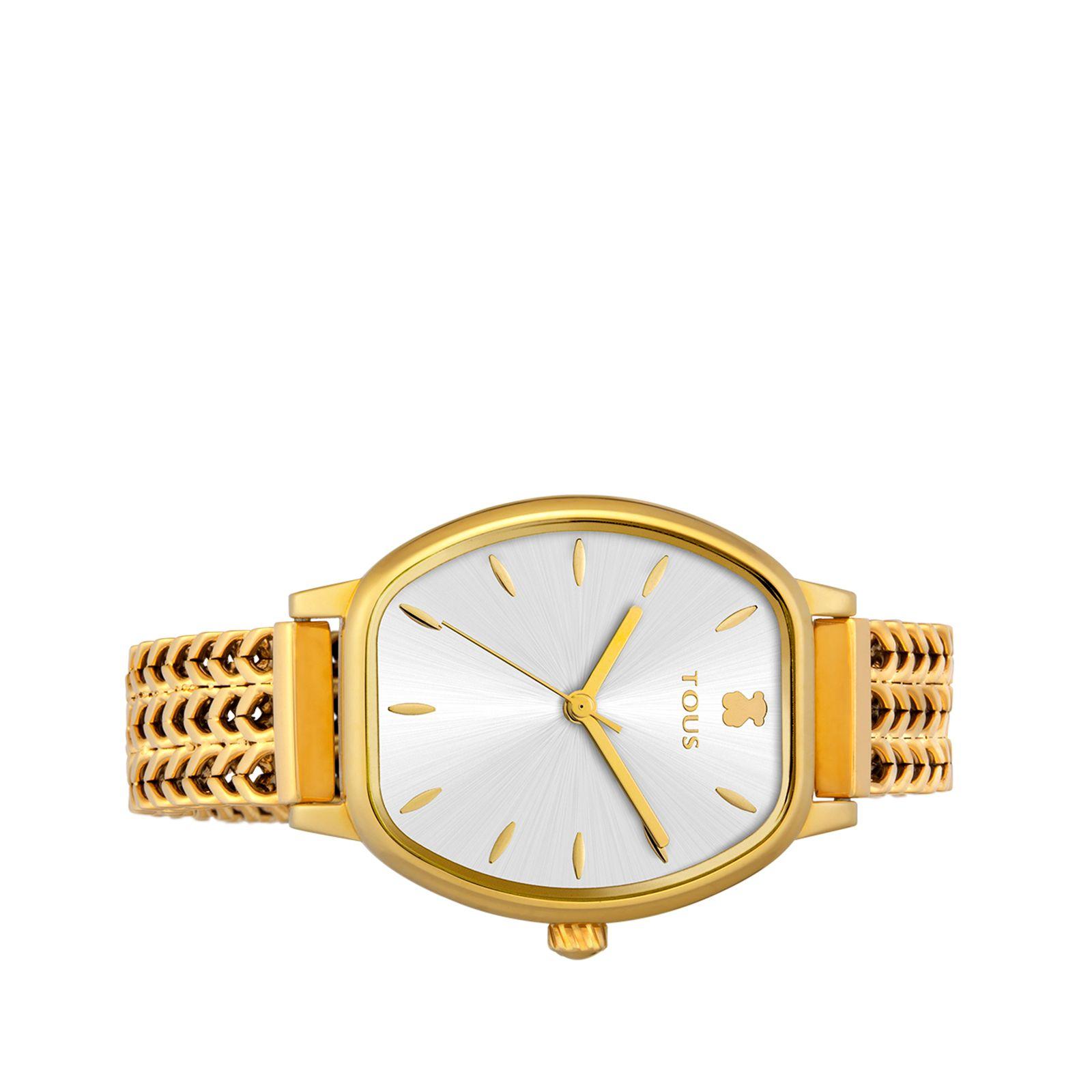 Reloj Osier de acero IP dorado-1