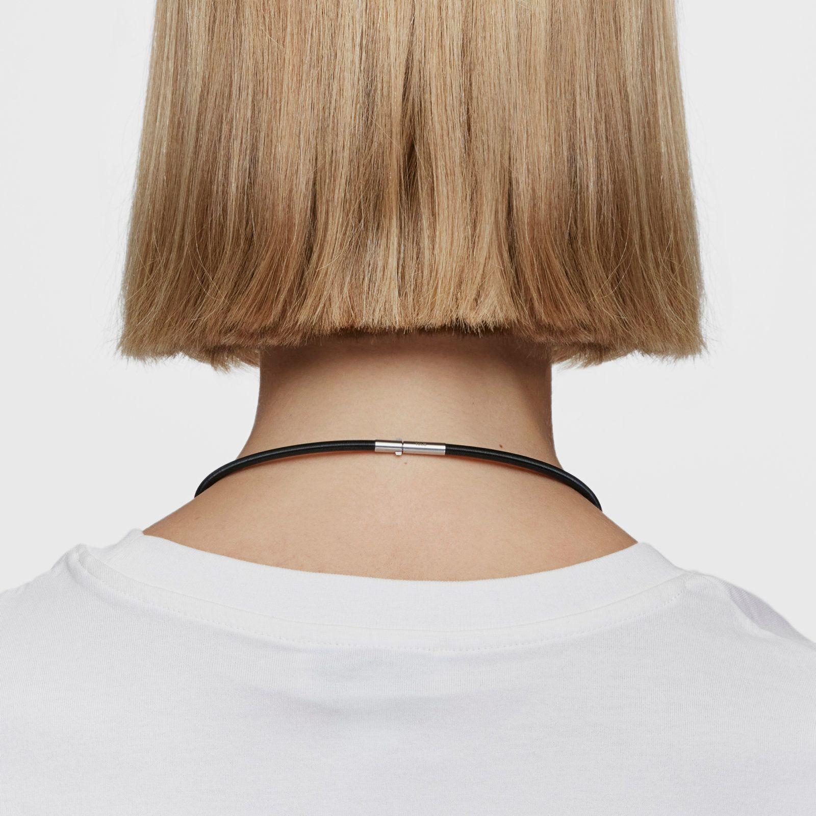 Collar de acero IP negro 4 mm Mesh Tube-4